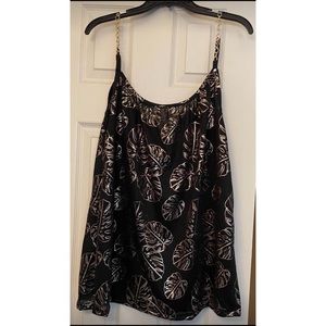 NEW Plus Size Black & Gold Chain Top 3X & 4X